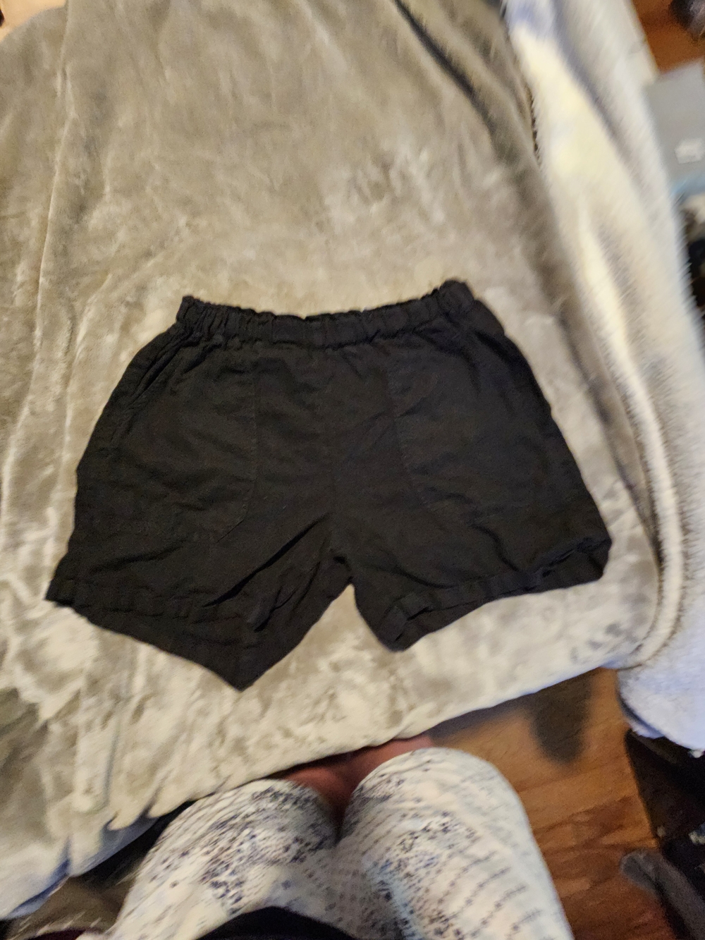 Briggs New York Black Women's Elastic-Waist Athletic Shorts